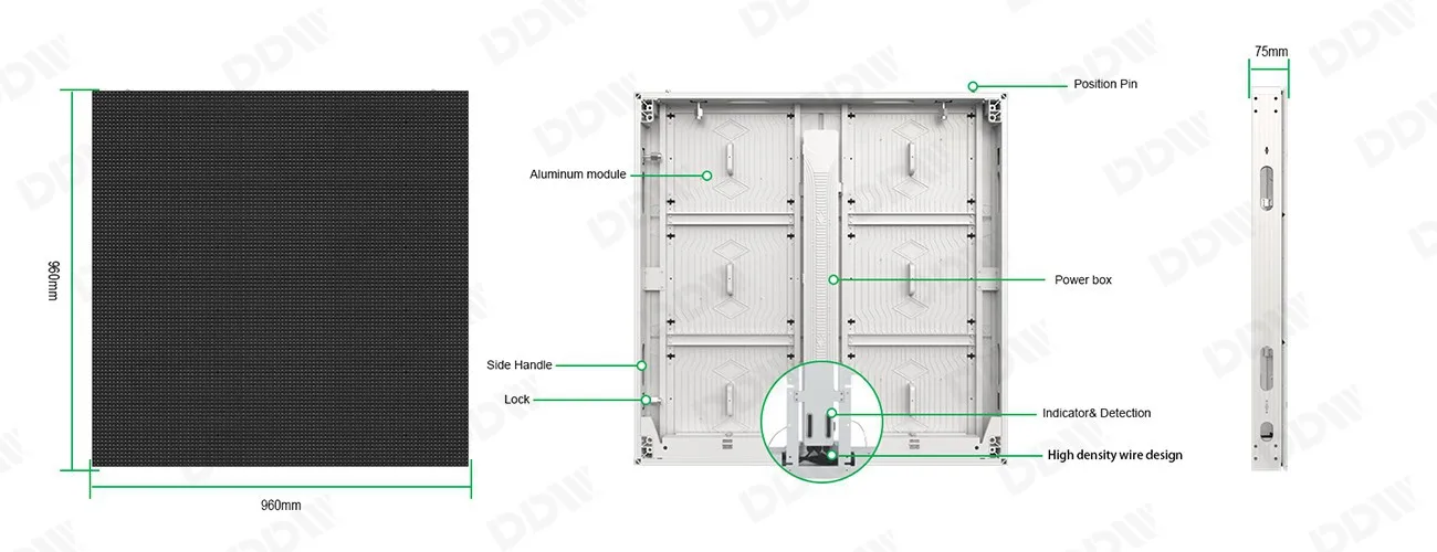 FA series Aluminum Outdoor LED screen