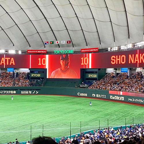P10 Japanese Baseball Stadium Sports LED Display