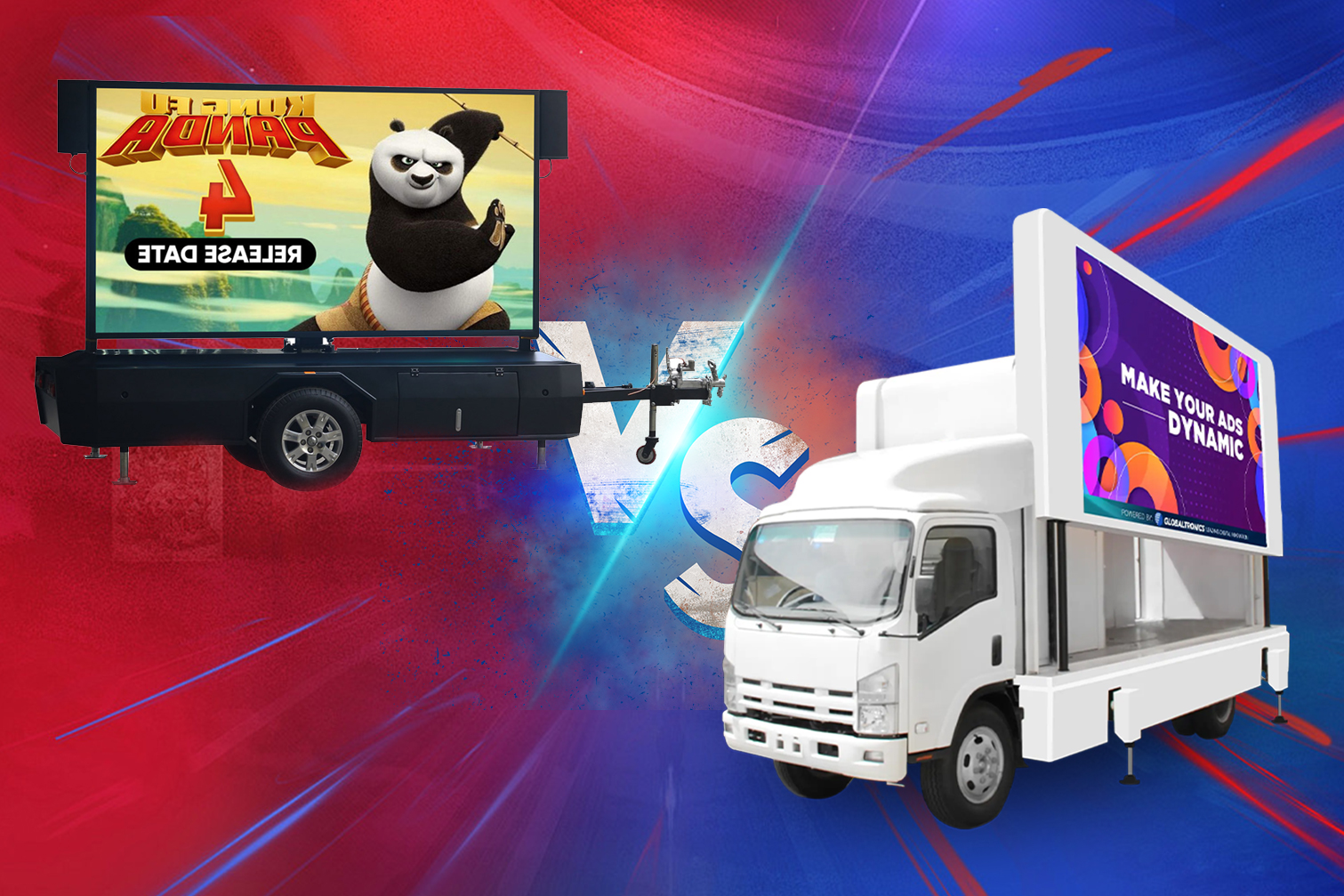 The difference and advantages Mobile truck LED screens and trailer LED screens