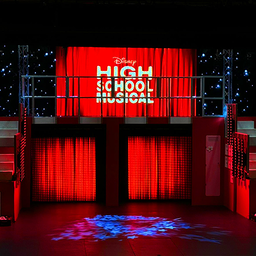 P3.91 indoor LED display for high school musical in Britain