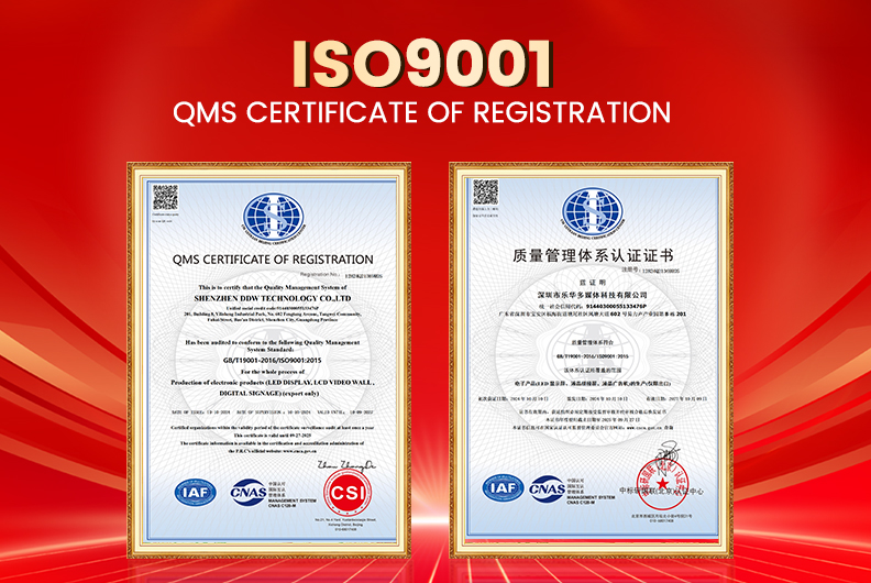 ISO9001 Quality Management System Certification updated