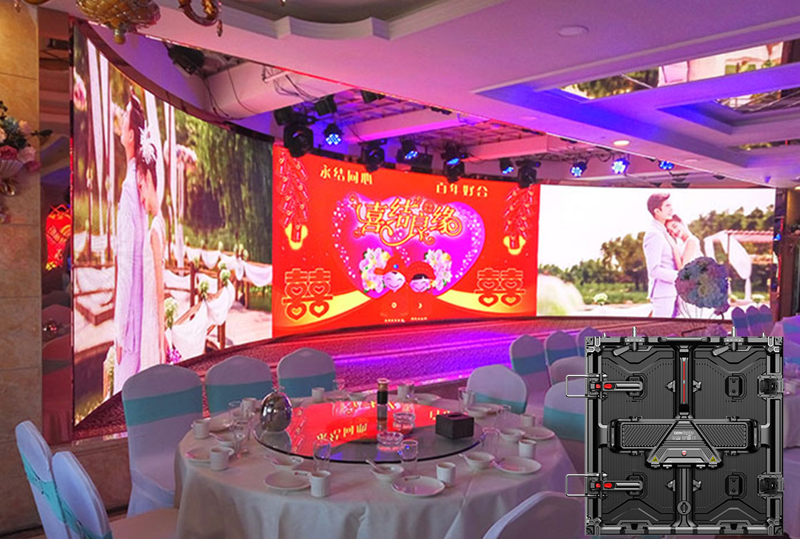 Wedding Glamour - Indoor Banquet Hall LED Screens