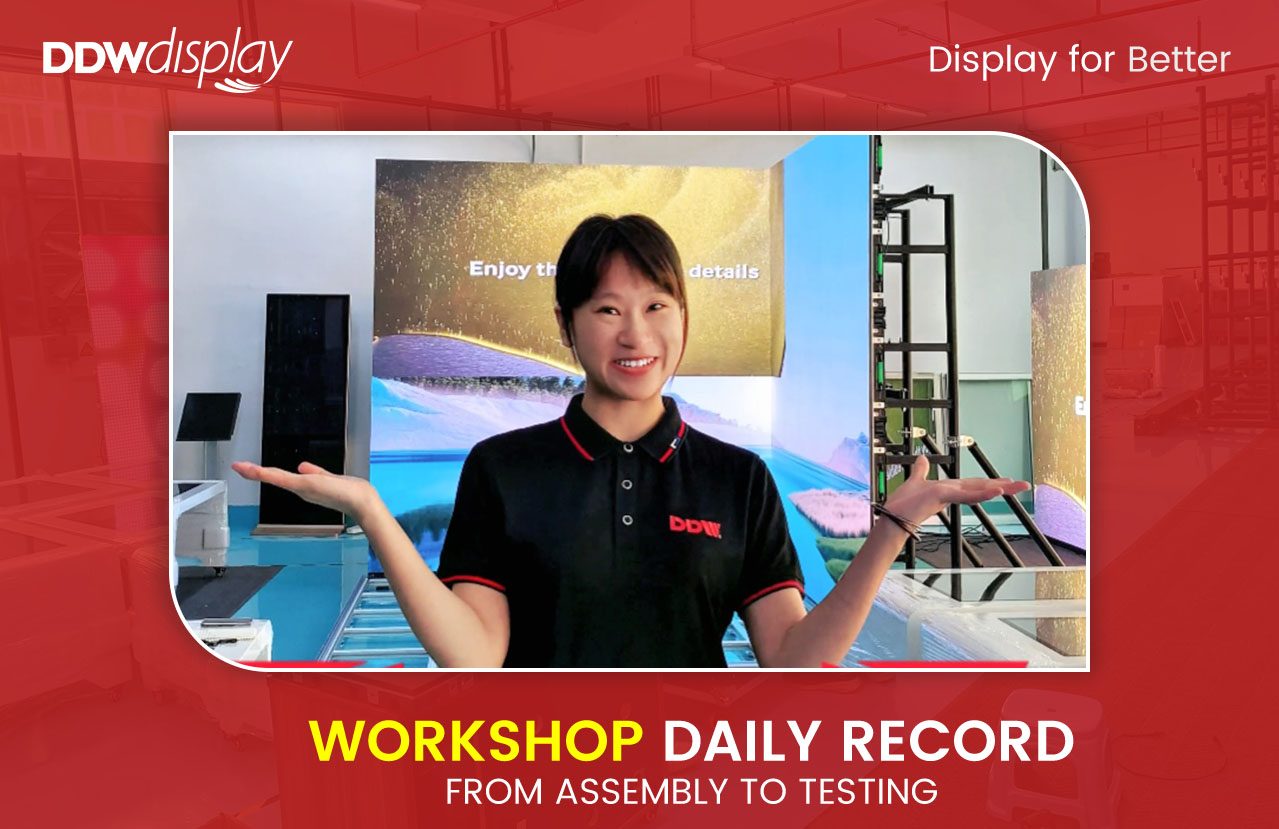 DDW LED Display Workshop: Assembly to Testing Daily Record