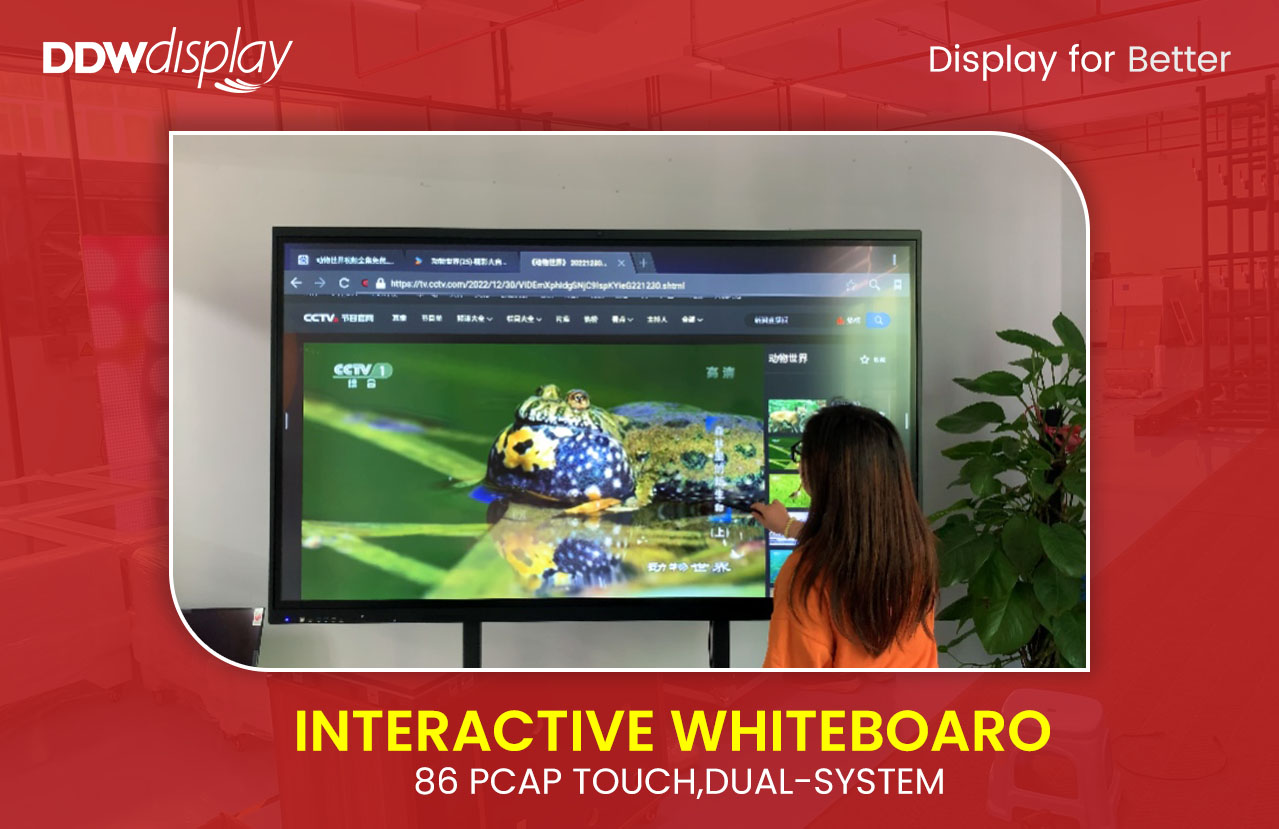 The Remarkable 86-Inch Interactive Whiteboard: Featuring PCAP Touch and Dual System