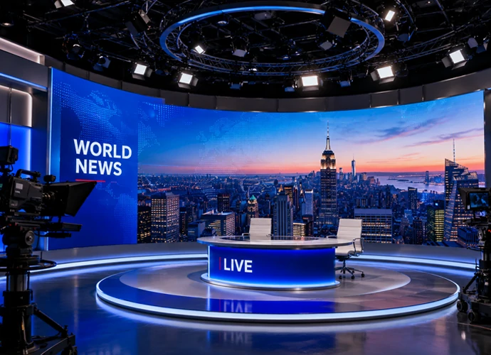 AXIS Flex curved rental LED screen for stage events - product configuration