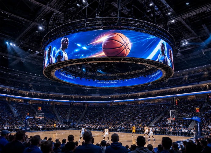 AXIS Flex curved rental LED screen for stage events - touring setup